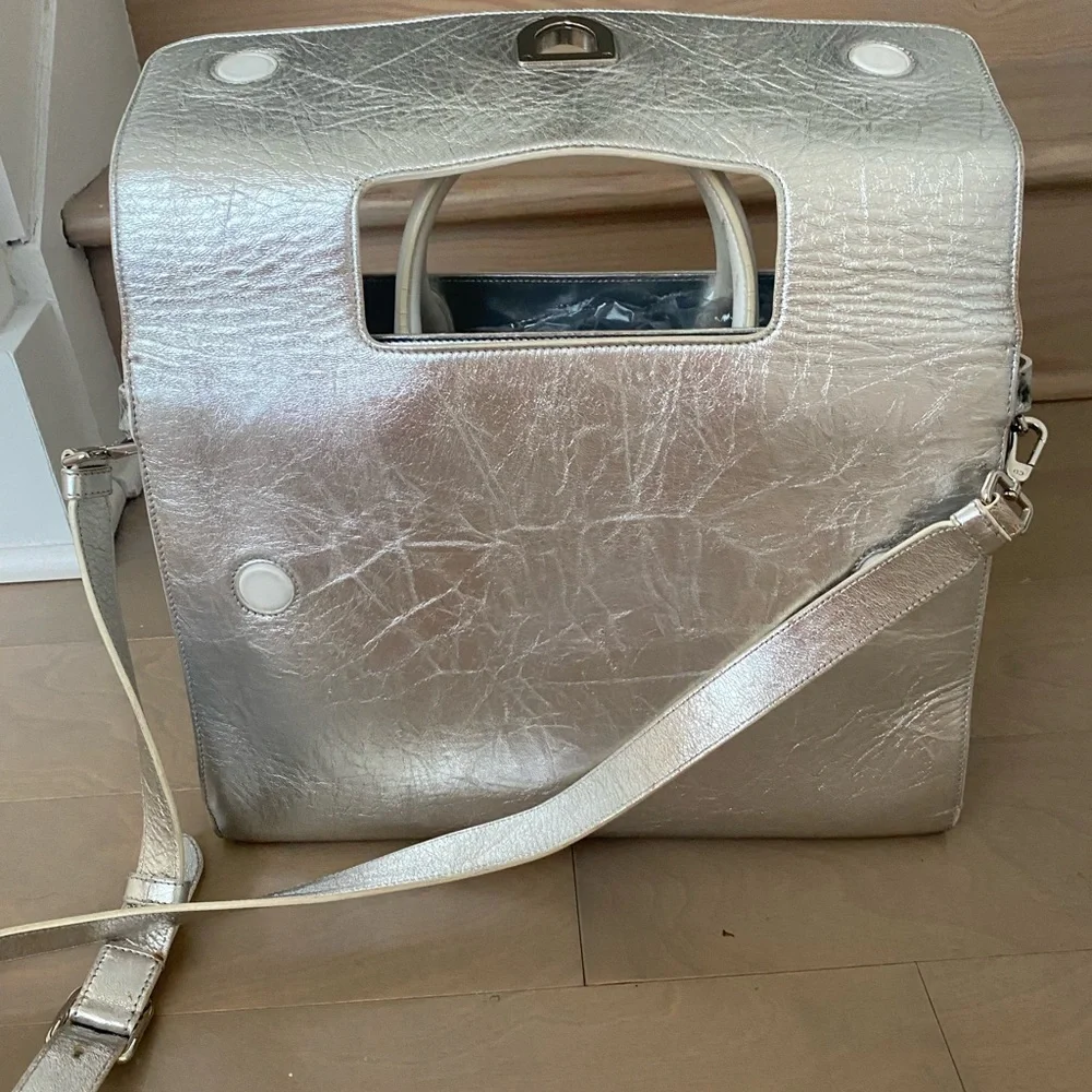 Price drop!!! Authentic Diorever metallic silver bag Large- STEAL!!! - Picture 7 of 7